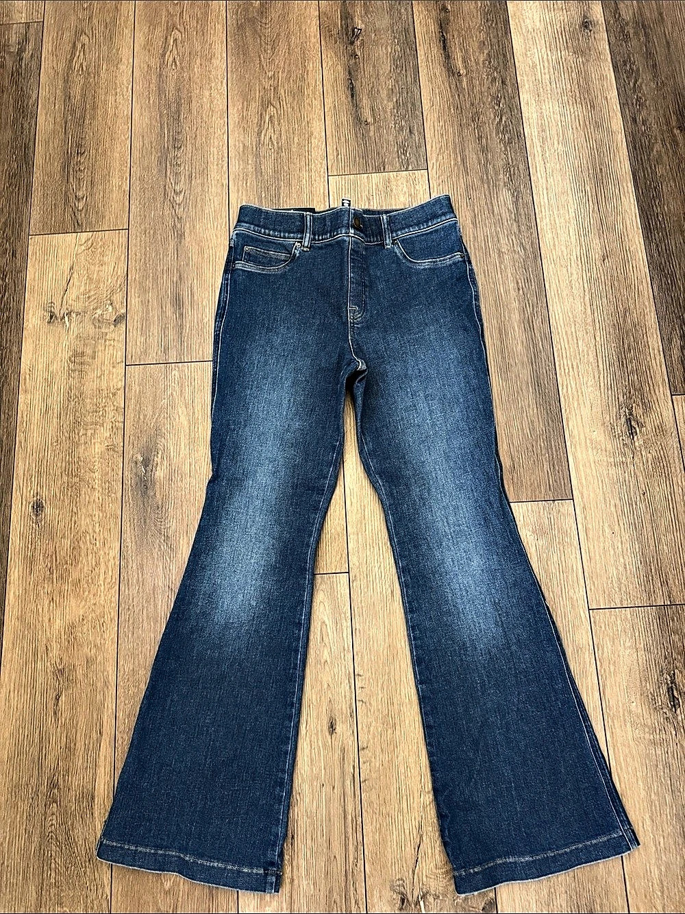 SPANX Flare Jeans Blue large petite